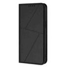 For iPhone 12 / 12 Pro Strong Magnetic Frosted Flip Leather Phone Case(Black) - 2
