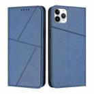 For iPhone 11 Pro Max Strong Magnetic Frosted Flip Leather Phone Case(Royal Blue) - 1