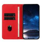 For iPhone SE 2022 / SE 2020 / 8 / 7 Strong Magnetic Frosted Flip Leather Phone Case(Red) - 3