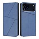 For iPhone 17 Pro Max Strong Magnetic Frosted Flip Leather Phone Case(Royal Blue) - 1