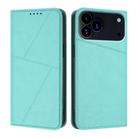 For iPhone 17 Pro Max Strong Magnetic Frosted Flip Leather Phone Case(Light Blue) - 1