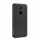 For Kyocera Gratina KYV48 Carbon Fiber Texture Horizontal Flip TPU + PC + PU Leather Case with Card Slot(Black) - 3