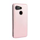 For Kyocera Gratina KYV48 Carbon Fiber Texture Horizontal Flip TPU + PC + PU Leather Case with Card Slot(Pink) - 3