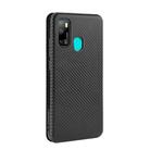 For Ulefone Note 9P Carbon Fiber Texture Horizontal Flip TPU + PC + PU Leather Case with Card Slot(Black) - 3