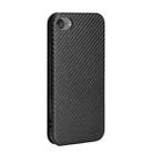 For iPod Touch 5 / 6 / 7 Carbon Fiber Texture Horizontal Flip TPU + PC + PU Leather Case with Card Slot(Black) - 2