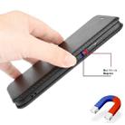 For iPod Touch 5 / 6 / 7 Carbon Fiber Texture Horizontal Flip TPU + PC + PU Leather Case with Card Slot(Black) - 5