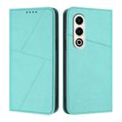 For Itel S25 Strong Magnetic Frosted Flip Leather Phone Case(Light Blue) - 1