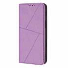 For itel P65C Strong Magnetic Frosted Flip Leather Phone Case(Light Purple) - 2