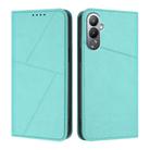 For Tecno Pova 4 Strong Magnetic Frosted Flip Leather Phone Case(Light Blue) - 1
