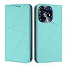 For Tecno Spark 10 Pro Strong Magnetic Frosted Flip Leather Phone Case(Light Blue) - 1