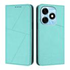 For Tecno Spark 20 / Spark 20C / Pop 8 Strong Magnetic Frosted Flip Leather Phone Case(Light Blue) - 1
