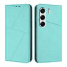 For Tecno Camon 40 Strong Magnetic Frosted Flip Leather Phone Case(Light Blue) - 1