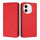 For Tecno Pova 6 Neo 5G / Spark 30 5G Strong Magnetic Frosted Flip Leather Phone Case(Red) - 1