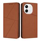 For Tecno Pova 6 Neo 5G / Spark 30 5G Strong Magnetic Frosted Flip Leather Phone Case(Coffee Color) - 1