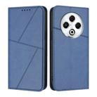 For Tecno Spark 30 4G Strong Magnetic Frosted Flip Leather Phone Case(Royal Blue) - 1