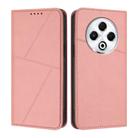 For Tecno Spark 30 4G Strong Magnetic Frosted Flip Leather Phone Case(Pink) - 1