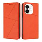 For Tecno Spark 30C 5G / Pop 9 5G Strong Magnetic Frosted Flip Leather Phone Case(Orange) - 1