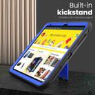 For iPad 2025 / 2022 Honeycomb Stand TPE Hydric PC Tablet Case(Blue) - 3