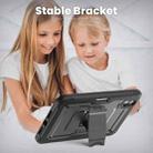 For iPad mini 2024 / mini 6 Honeycomb Stand TPE Hydric PC Tablet Case(Black) - 3