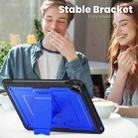 For iPad 10.2 2021 / 2020 / 10.5 2019 Honeycomb Stand TPE Hydric PC Tablet Case(Blue) - 3