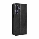 For Samsung Galaxy M36 5G Magnetic Buckle Retro Texture Leather Phone Case(Black) - 3