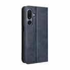 For Samsung Galaxy M36 5G Magnetic Buckle Retro Texture Leather Phone Case(Blue) - 3