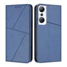 For Infinix Hot 20 4G Strong Magnetic Frosted Flip Leather Phone Case(Royal Blue) - 1