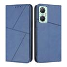 For Infinix Hot 20 5G Strong Magnetic Frosted Flip Leather Phone Case(Royal Blue) - 1