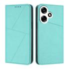 For Infinix Hot 30 Strong Magnetic Frosted Flip Leather Phone Case(Light Blue) - 1