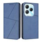 For Infinix Hot 40 / Hot 40 Pro Strong Magnetic Frosted Flip Leather Phone Case(Royal Blue) - 1