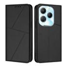 For Infinix Hot 40 / Hot 40 Pro Strong Magnetic Frosted Flip Leather Phone Case(Black) - 1
