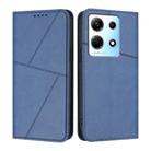 For Infinix Note 30 4G Strong Magnetic Frosted Flip Leather Phone Case(Royal Blue) - 1
