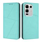 For Infinix Note 50x Strong Magnetic Frosted Flip Leather Phone Case(Light Blue) - 1