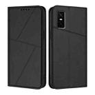 For Infinix GT 30 Pro Strong Magnetic Frosted Flip Leather Phone Case(Black) - 1