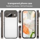 For Google Pixel 9 PC Hybrid TPU Airbag Shockproof Phone Case(Transparent Black) - 2