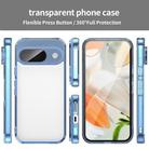 For Google Pixel 9 PC Hybrid TPU Airbag Shockproof Phone Case(Transparent Blue) - 2