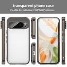 For Google Pixel 9 Pro PC Hybrid TPU Airbag Shockproof Phone Case(Transparent Black) - 2