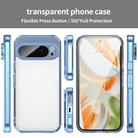 For Google Pixel 9 Pro PC Hybrid TPU Airbag Shockproof Phone Case(Transparent Blue) - 2