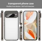 For Google Pixel 9 Pro XL PC Hybrid TPU Airbag Shockproof Phone Case(Transparent Black) - 2