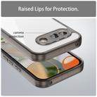 For Google Pixel 9a PC Hybrid TPU Airbag Shockproof Phone Case(Transparent Black) - 3