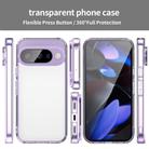 For Google Pixel 10 PC Hybrid TPU Airbag Shockproof Phone Case(Transparent Purple) - 2