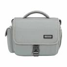 CADeN D27-1 Portable Digital Camera Bag with Strap, Size:26 x 21 x 15cm Grey - 1
