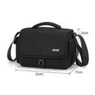 CADeN D27-1 Portable Digital Camera Bag with Strap, Size:31 x 21 x 17cm Black - 2