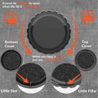 For AirTag PC Adhesive Waterproof Protective Case(Black) - 3