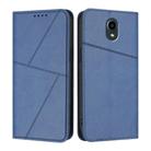 For Kyocera Digno BX Strong Magnetic Frosted Flip Leather Phone Case(Royal Blue) - 1