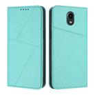 For Kyocera Digno BX Strong Magnetic Frosted Flip Leather Phone Case(Light Blue) - 1
