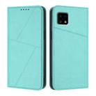 For Sharp Aquos Sense 4 / Sense4 Lite Strong Magnetic Frosted Flip Leather Phone Case(Light Blue) - 1
