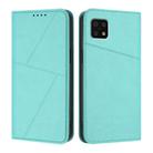 For Sharp Aquos Sense 6 / Aquos Sense6s Strong Magnetic Frosted Flip Leather Phone Case(Light Blue) - 1