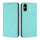 For Sony Xperia 5 V Strong Magnetic Frosted Flip Leather Phone Case(Light Blue) - 1