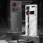 For ZTE nubia Z60 Ultra Metal Frame Heat Dissipation Phone Case with Camera Guard Ring(Silver) - 2
